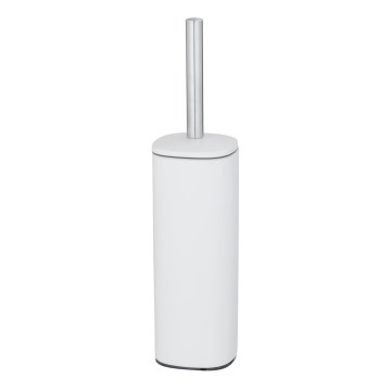 WENKO 24776100 - WC štětka ALASSIO 9,3x39,2 cm nerez/bílá