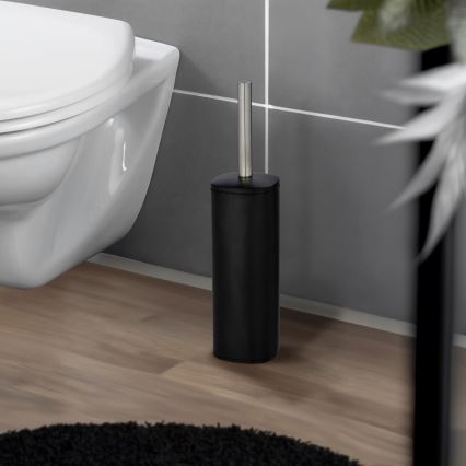 WENKO 24778100 - WC štětka ALASSIO 9,3x39,2 cm nerez/černá