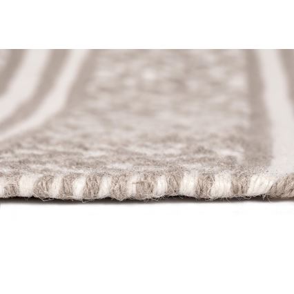 WENKO 24868100-Předložka SHAKI 50x80 cm béžová/bílá