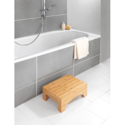 WENKO 24870100 - Stolička BAMBUSA 40x30 cm hnědá