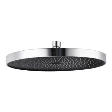WENKO 24910100 - Sprchová hlavice SOFTWATER 26x26 cm lesklý chrom/černá