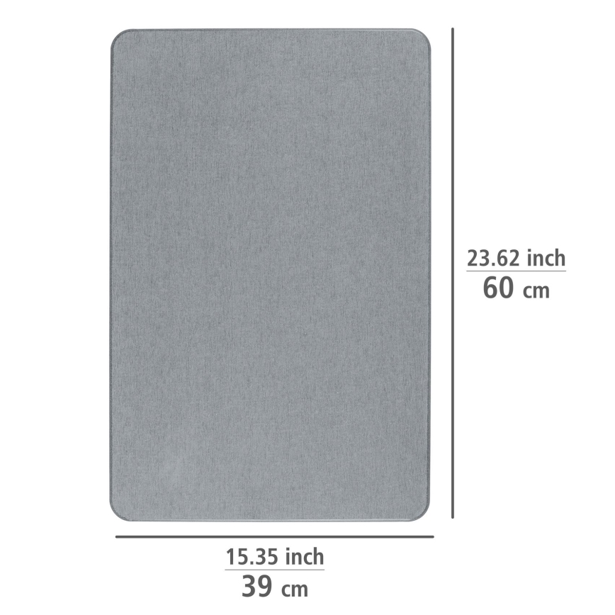 WENKO 24936100-Předložka SIMI 39x60 cm šedá