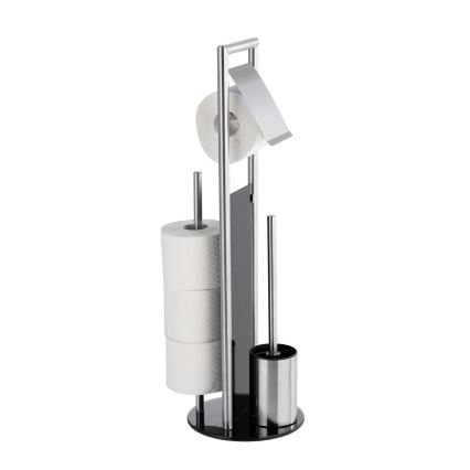 WENKO 24981800 - WC set RAVINA 20x70 cm nerez/stříbrná
