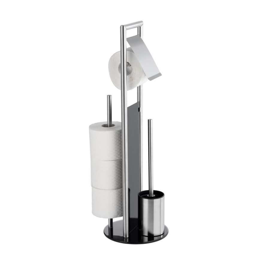 WENKO 24981800 - WC set RAVINA 20x70 cm nerez/stříbrná