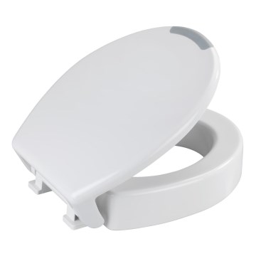 WENKO 25005100-Toaletní sedátko SECURA 37x44 cm bílá/šedá