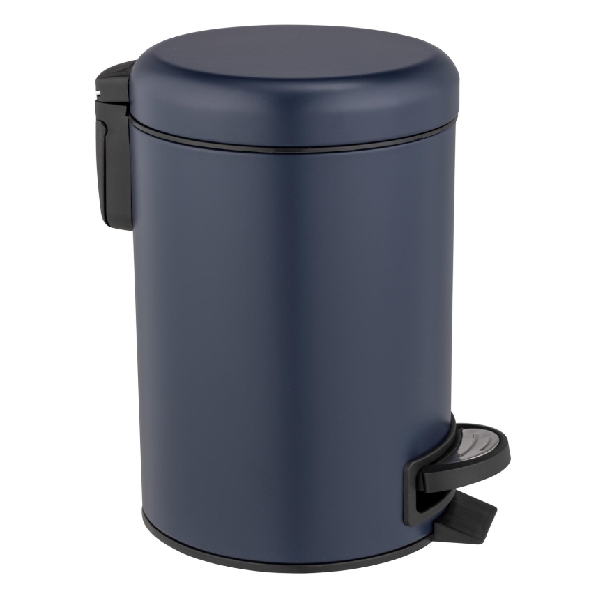 WENKO 25153100 - Koš na odpadky LEMAN 17x25 cm modrá/černá