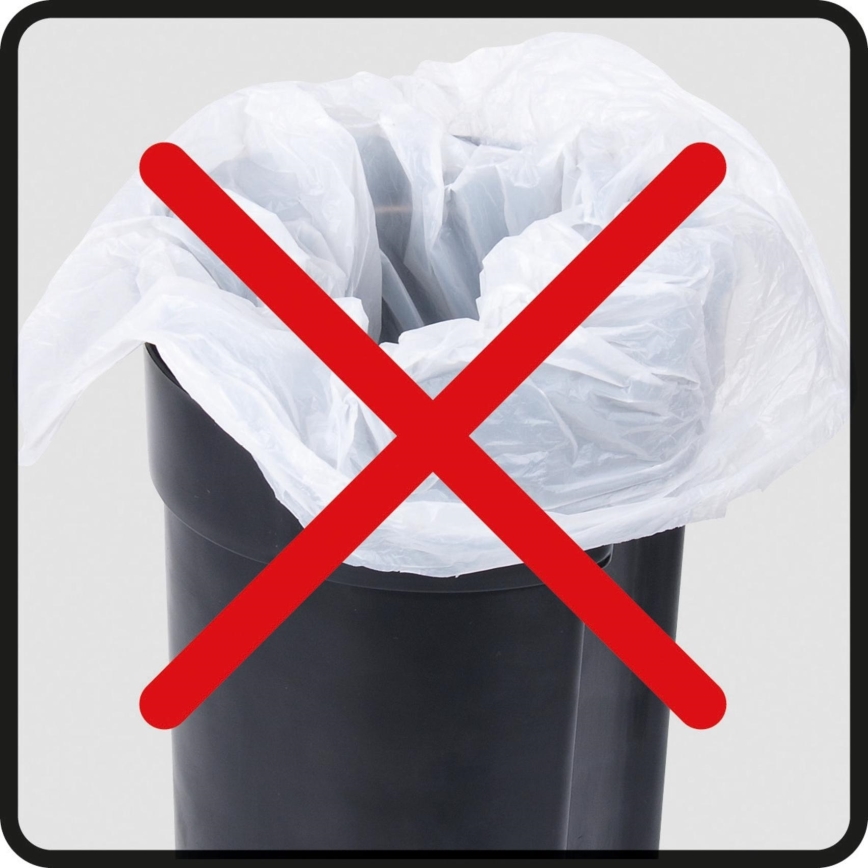 WENKO 25155100 - Koš na odpadky LEMAN 17x25 cm růžová/černá