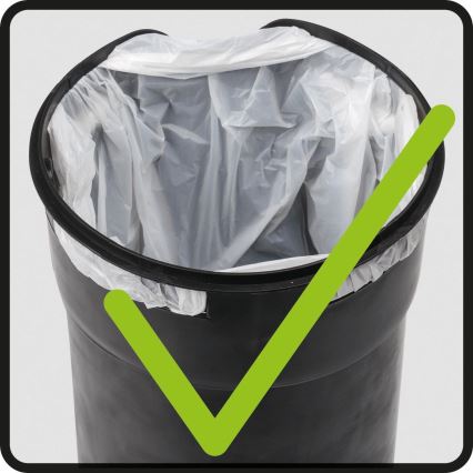 WENKO 25155100 - Koš na odpadky LEMAN 17x25 cm růžová/černá