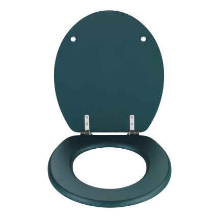WENKO 25171100-WC sedátko PRIMA 37x41 cm zelená/stříbrná