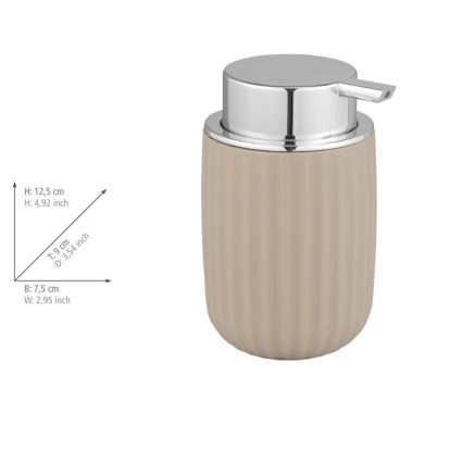 WENKO 25184100 - Dávkovač mýdla AGROPOLI 250ml béžová
