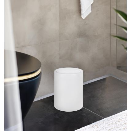 WENKO 25209100 - Koš ATRI 21x25,5 cm bílá