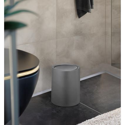 WENKO 25219100 - Koš ATRI 21x25,5 cm šedá