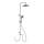 WENKO 25310100 - Sprchový set WATERSAVING SYSTEM nerez/lesklý chrom