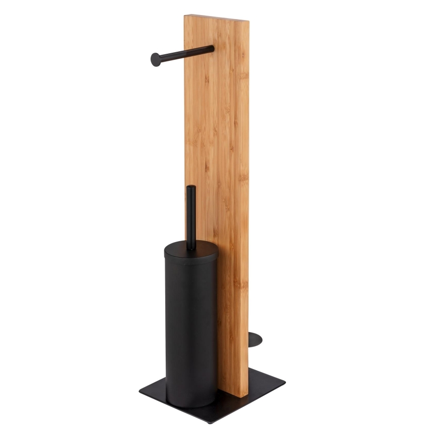 WENKO 25376100 - WC set LESINA 18x69 cm hnědá/černá