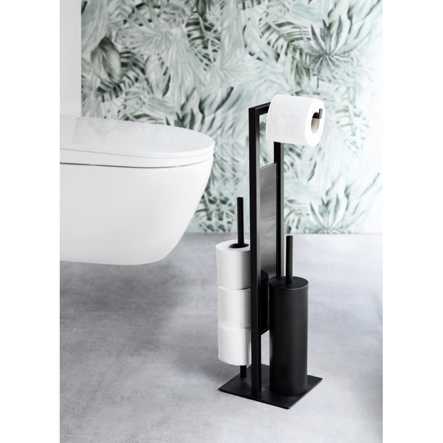WENKO 25400100 - WC štětka RIVALTA 18x70 cm černá