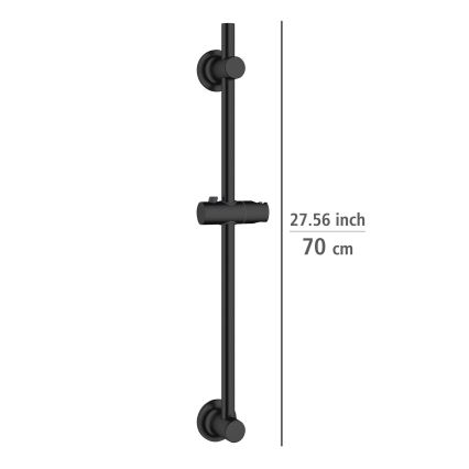 WENKO 25463100 - Sprchová tyč LIBERTÀ 70 cm černá