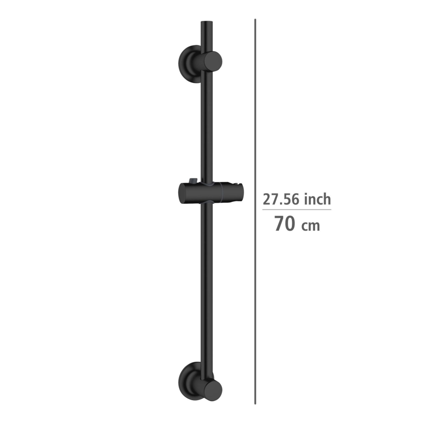 WENKO 25463100 - Sprchová tyč LIBERTÀ 70 cm černá