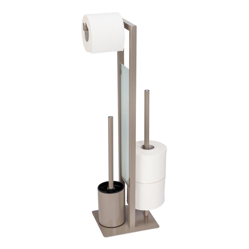 WENKO 25553100 - WC štětka RIVALTA 18x70 cm béžová/černá