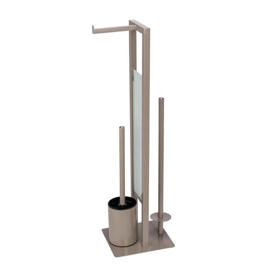 WENKO 25553100 - WC štětka RIVALTA 18x70 cm béžová/černá
