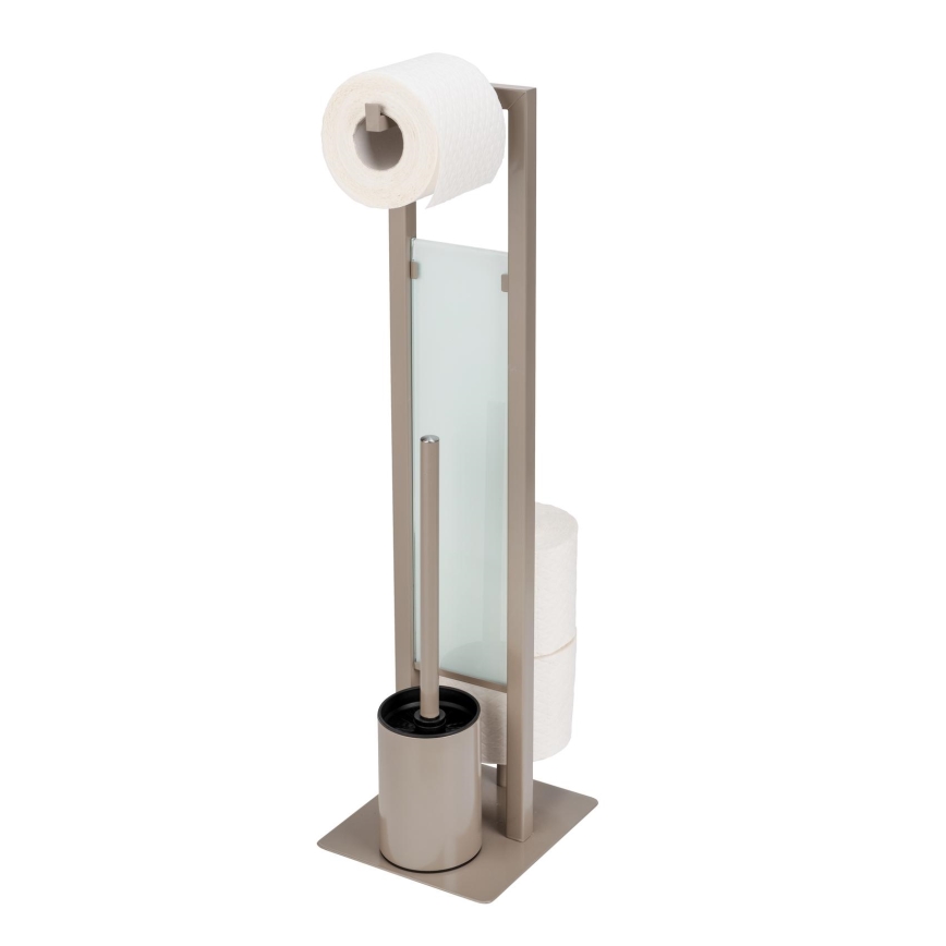 WENKO 25553100 - WC štětka RIVALTA 18x70 cm béžová/černá