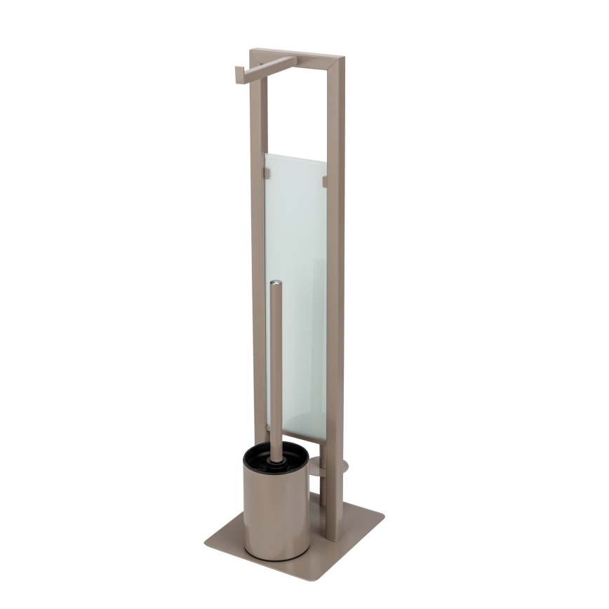 WENKO 25553100 - WC štětka RIVALTA 18x70 cm béžová/černá