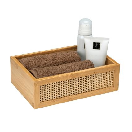 WENKO 25602100 - Tácek do vany ALLEGRE 22x15 cm hnědá