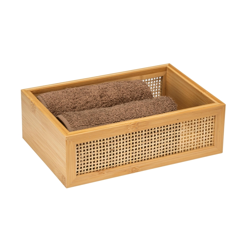 WENKO 25602100 - Tácek do vany ALLEGRE 22x15 cm hnědá