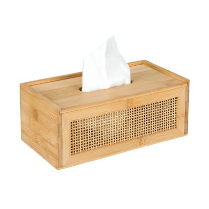 WENKO 25607100 - Box na kapesníky ALLEGRE 25x13 cm hnědá