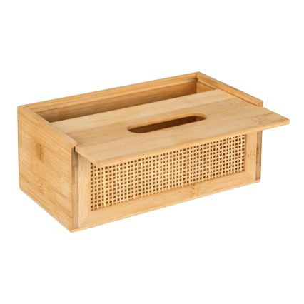 WENKO 25607100 - Box na kapesníky ALLEGRE 25x13 cm hnědá