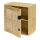 WENKO 25613100 - Skříňka ALLEGRE 30x30 cm hnědá