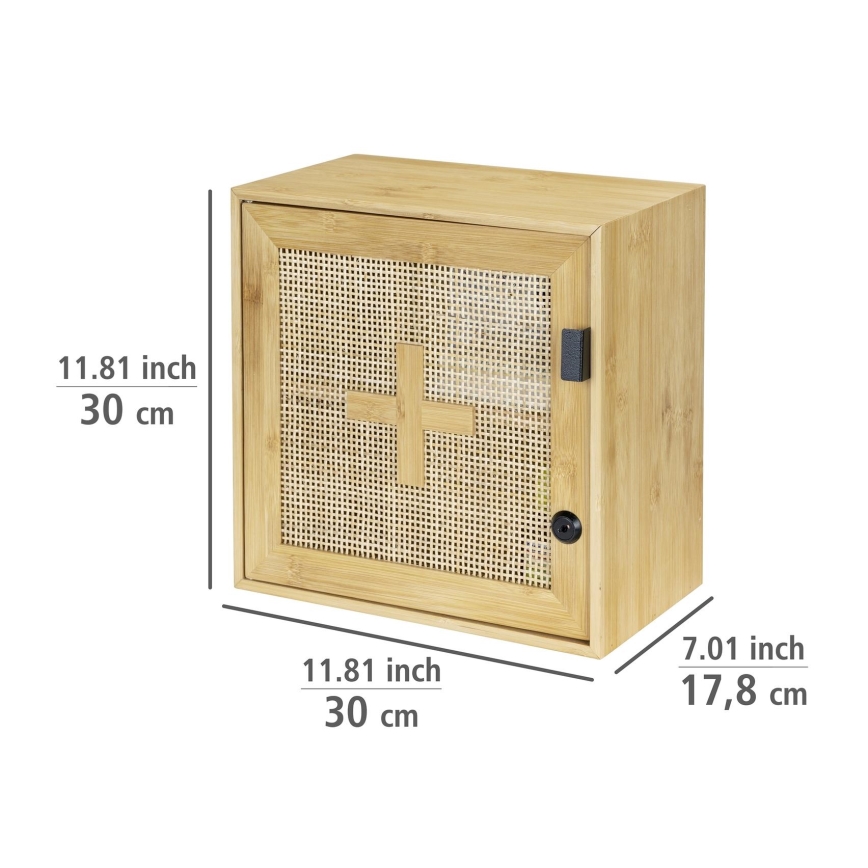 WENKO 25613100 - Skříňka ALLEGRE 30x30 cm hnědá
