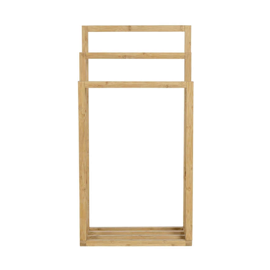 WENKO 25629100 - Stojan na ručníky BAMBUSA 42,5x82 cm hnědá