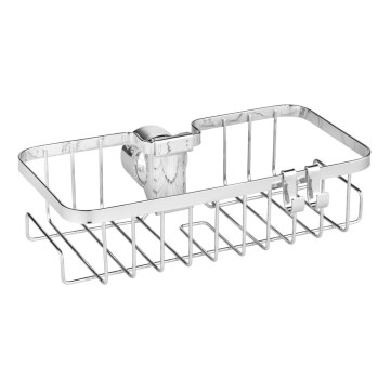 WENKO 25678100 - Košík FLORESTA 24x14 cm stříbrná