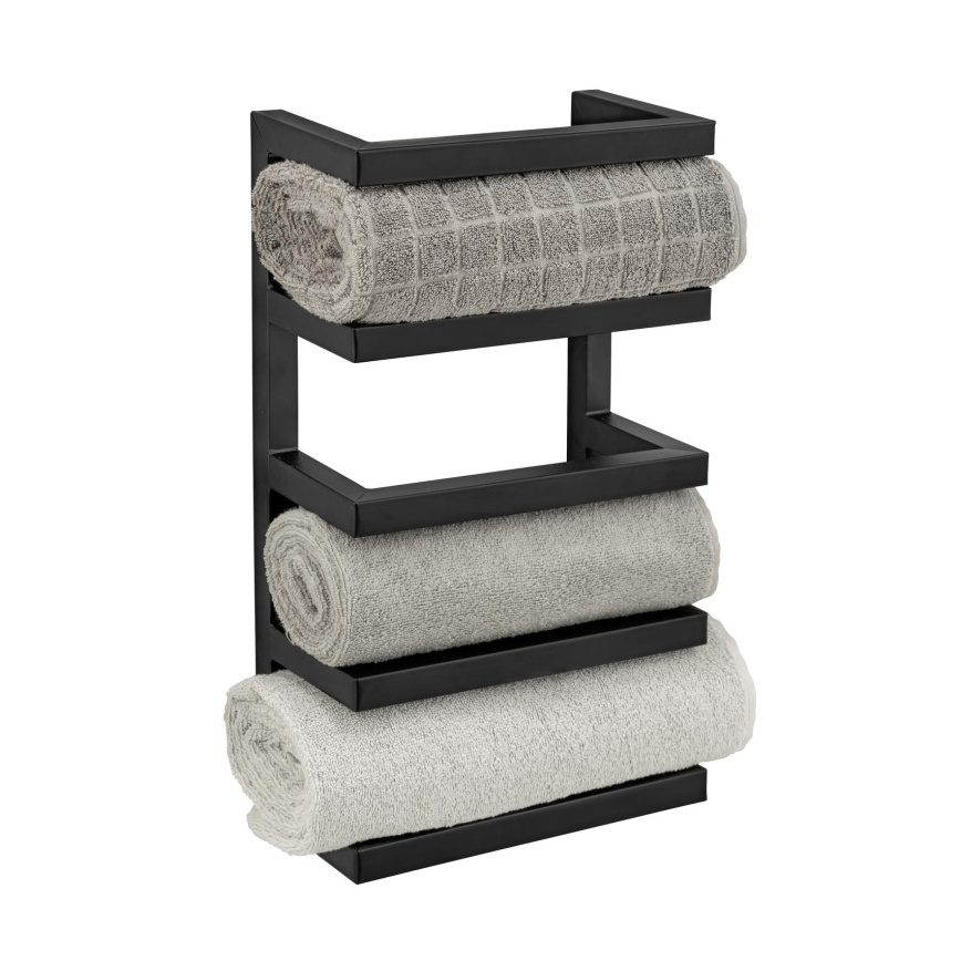 WENKO 25780100 - Stojan na ručníky FONDIRO 24x42 cm černá