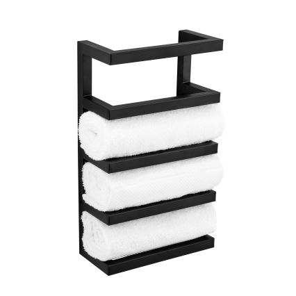 WENKO 25780100 - Stojan na ručníky FONDIRO 24x42 cm černá