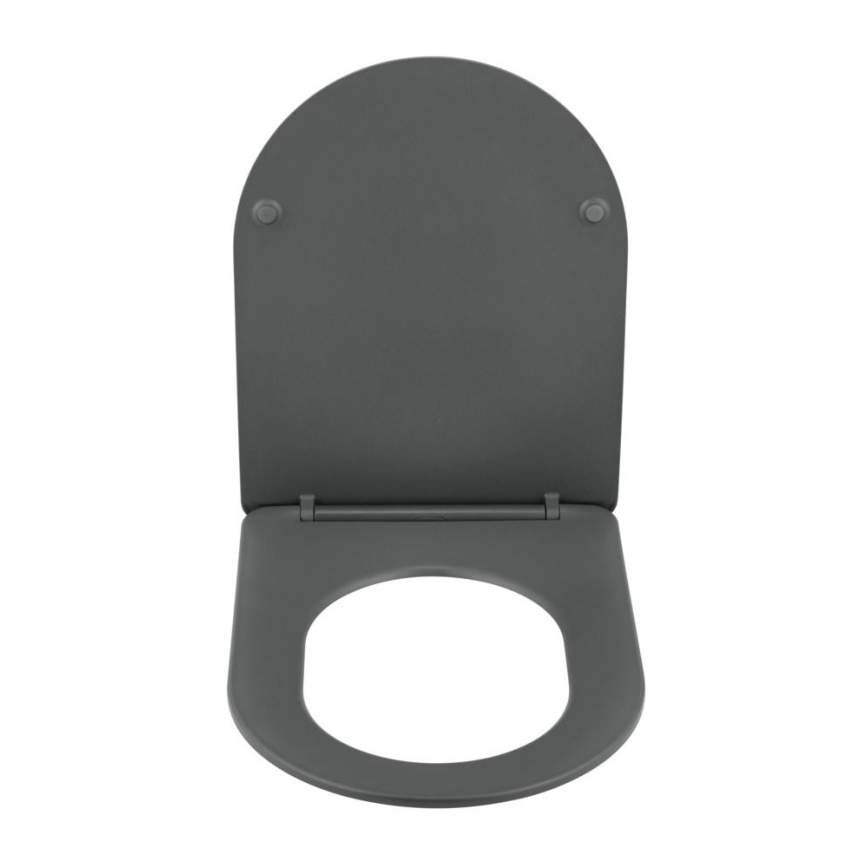 WENKO 26030100 - WC sedátko GALATI 46x36 cm antracit