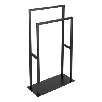 WENKO 26056100 - Stojan na ručníky RIVALTA 46x80 cm nerez/černá