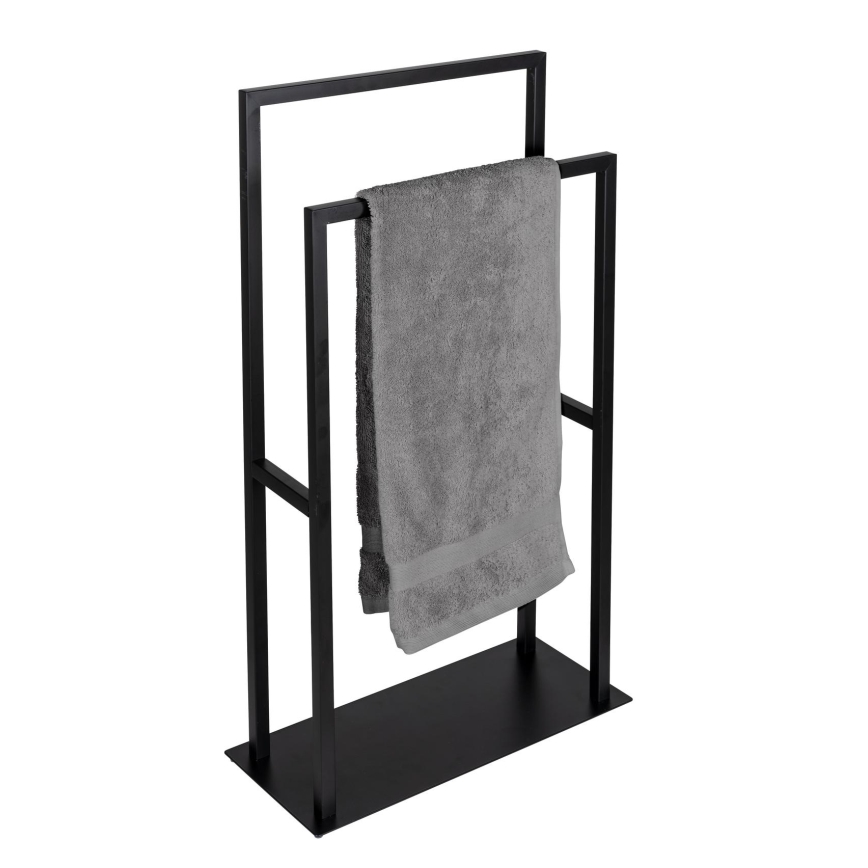 WENKO 26056100 - Stojan na ručníky RIVALTA 46x80 cm nerez/černá