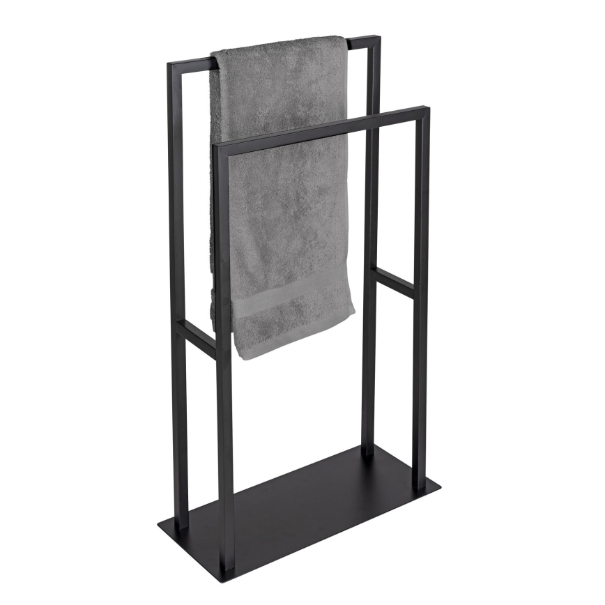 WENKO 26056100 - Stojan na ručníky RIVALTA 46x80 cm nerez/černá