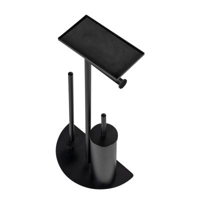 WENKO 26060100 - WC set COSENZA 32,5x72 cm černá