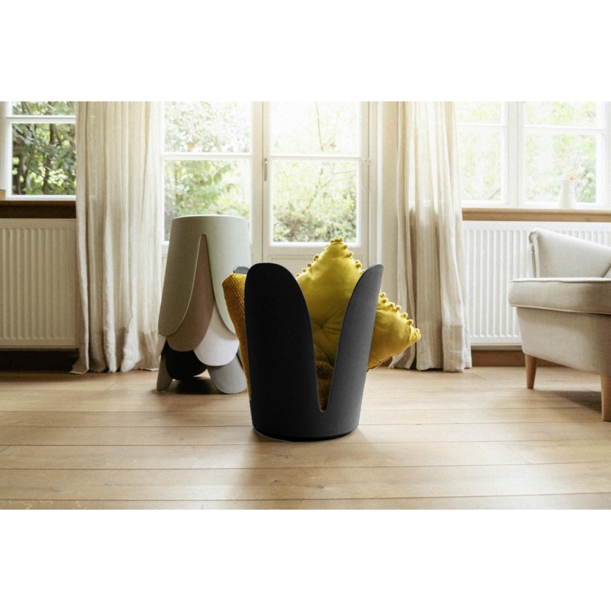 WENKO 26087100 - Stolička COMISO 44,5x46 cm černá