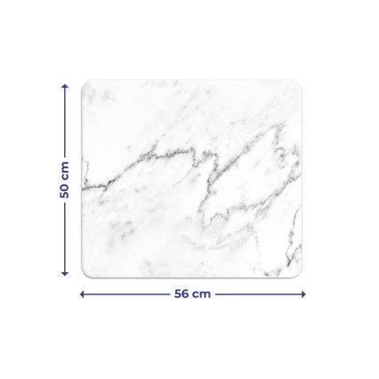 WENKO 2712929500 - Prkénko ABDECKPLATTE - NEUTRAL 56x50 cm pestrobarevná/čirá