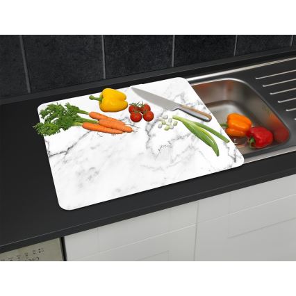 WENKO 2712929500 - Prkénko ABDECKPLATTE - NEUTRAL 56x50 cm pestrobarevná/čirá