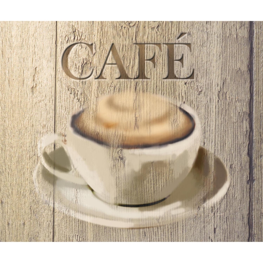 WENKO 2713600100 - Zástěna CAFÉ 60x50 cm pestrobarevná
