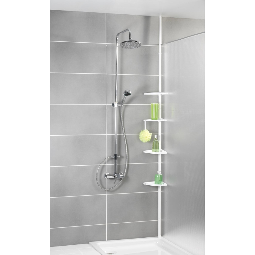 WENKO 3201010100 - Rohový prvek COMPACT 26x195 cm bílá