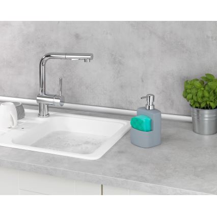 WENKO 3620116100 - Dávkovač mýdla FESTIVAL 10x18 cm šedá