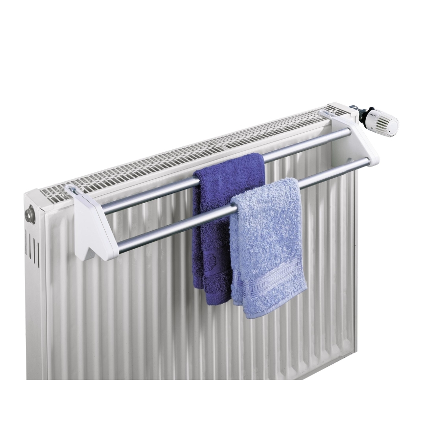 WENKO 3702100 - Sušák 13x11,5 cm stříbrná/bílá