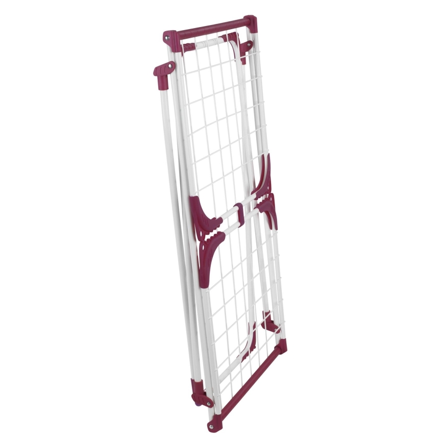WENKO 3774021100 - Sušák prádla SUMMER DRY 153x76 cm bílá/růžová