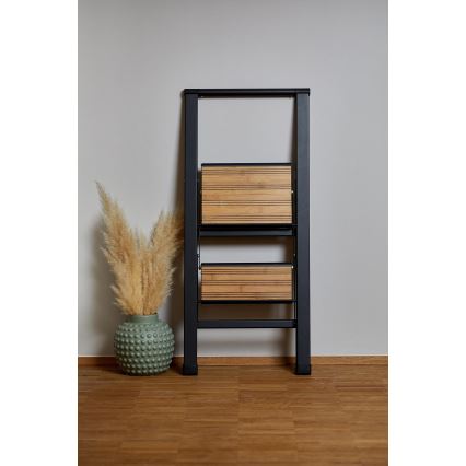 WENKO 50482100 - Schůdky ALU-DESIGN 44x101 cm černá