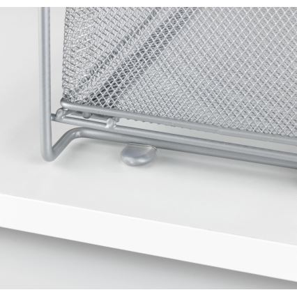 WENKO 53140800 - Police GIOMA 35x33,5 cm stříbrná